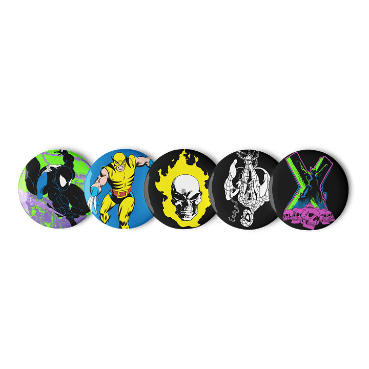 Super Hero Button Set product image (1)