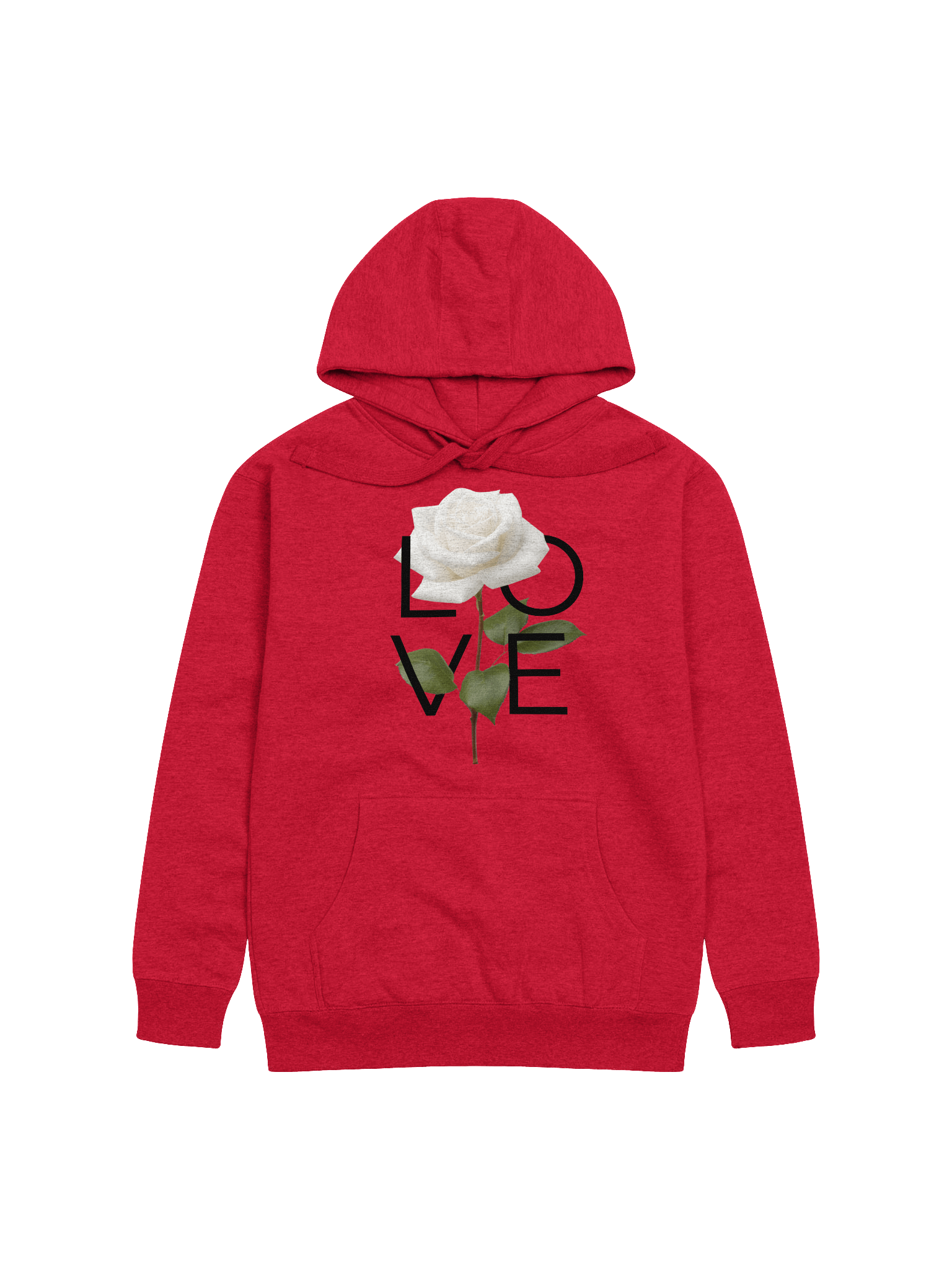 LOVE Rose Hoodie – A Cozy Blend of Strength and Beauty product image (1)