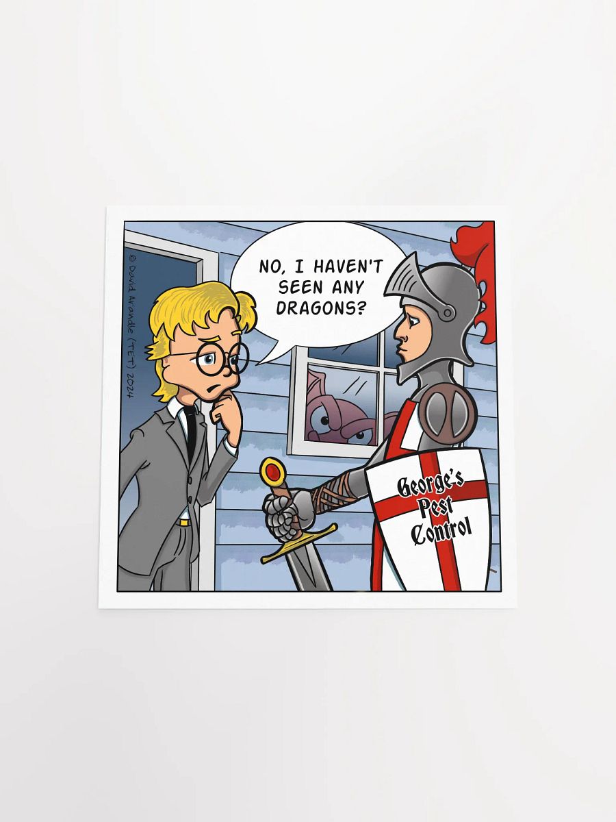 No, I Haven't Seen Any Dragons - Resident Dragon Poster product image (10)
