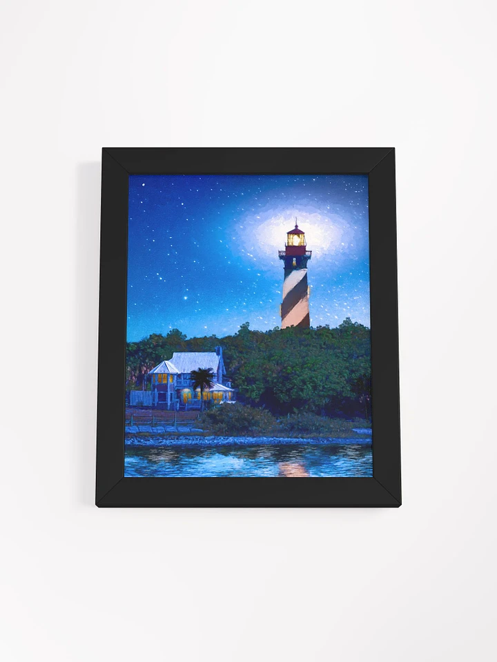 St. Augustine Lighthouse – Florida Starry Night Framed Poster product image (8)