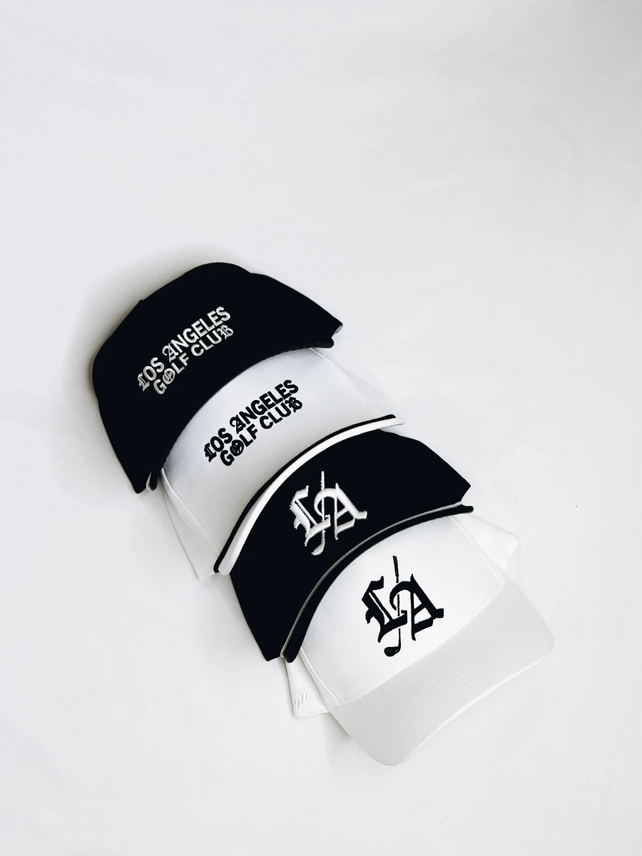 White LAGC Text Rope Hat product image (2)