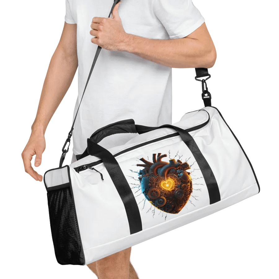 Time travel heart Duffle bag product image (8)