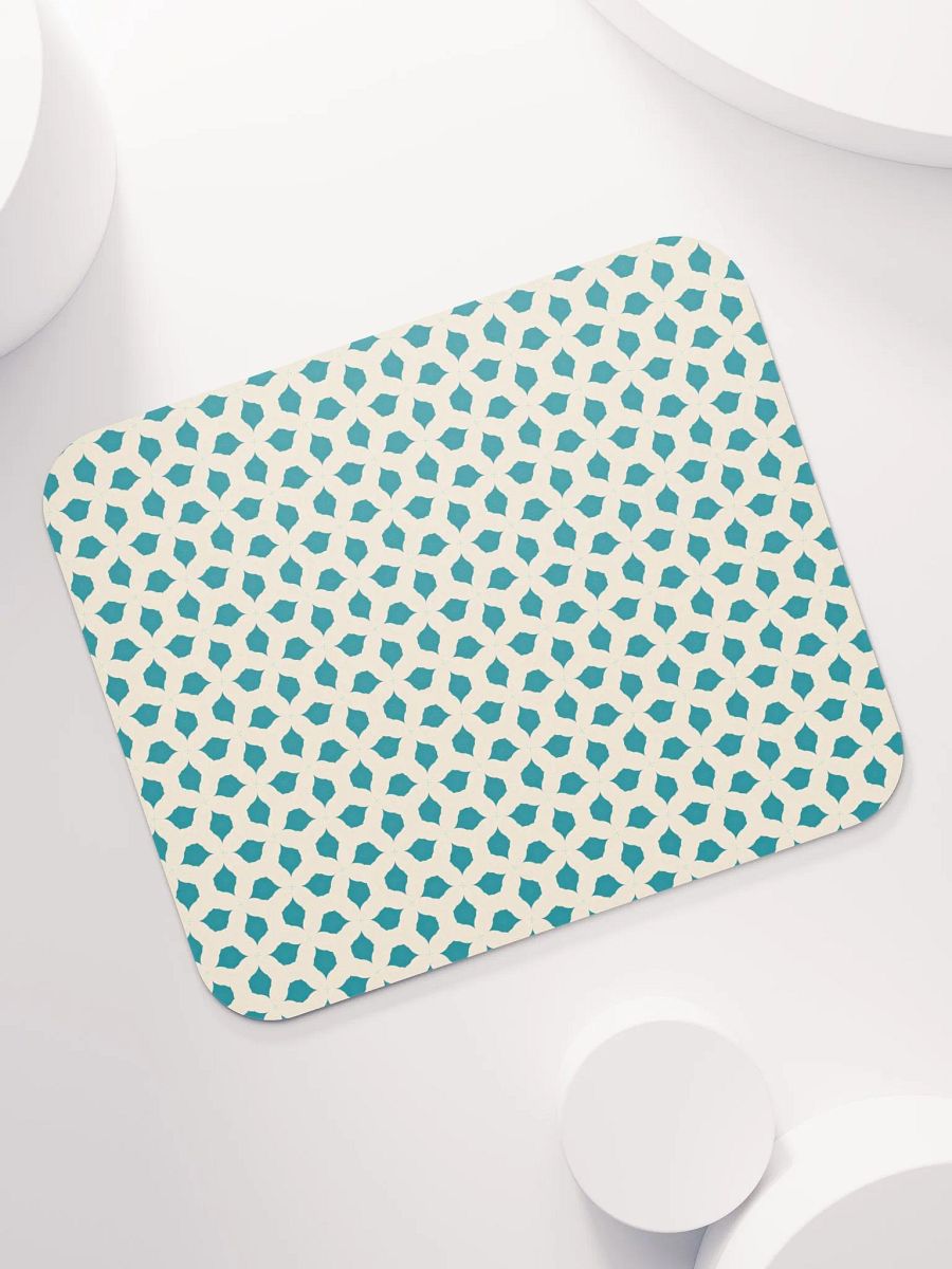 Blue Leaves Mouse Pad product image (3)