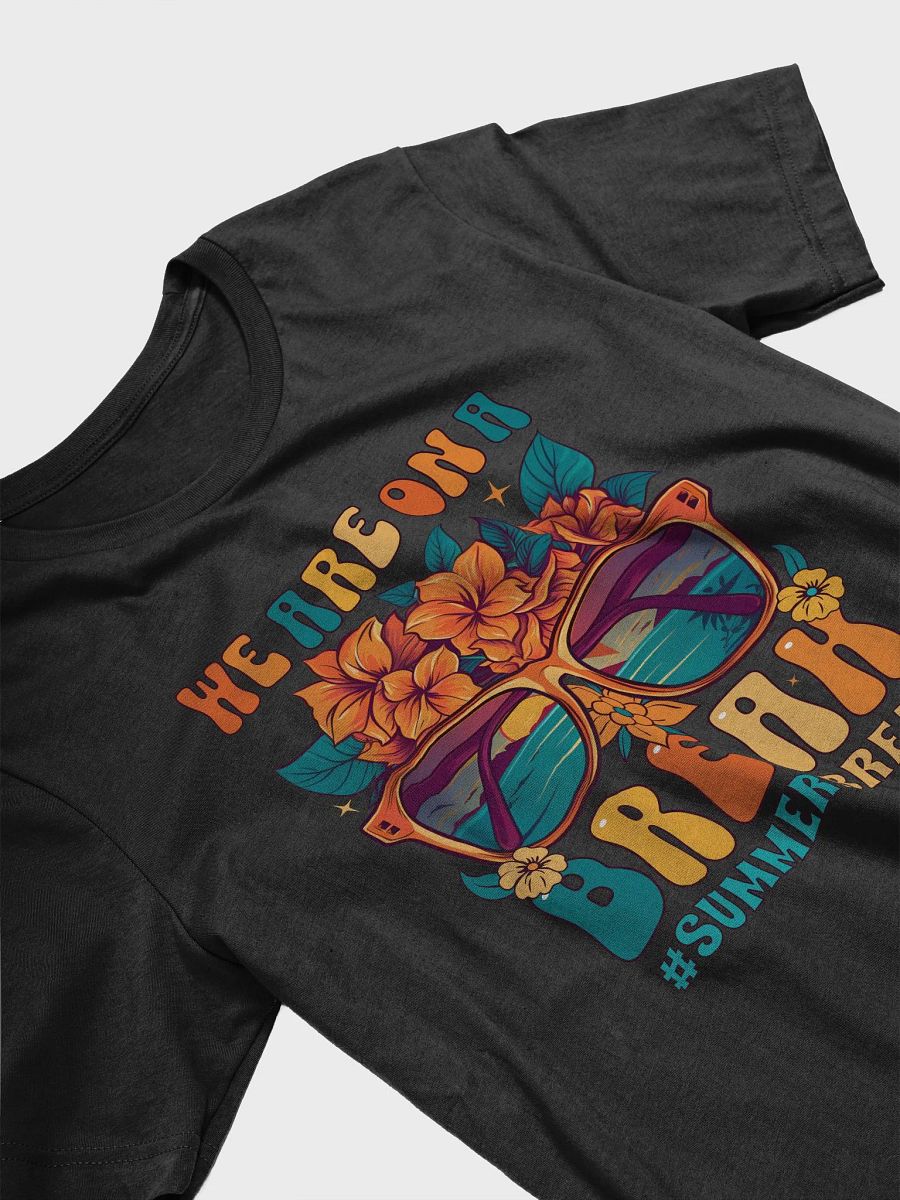 Summer break Tshirt, summer floral tee, retro groovy summer shirt product image (3)