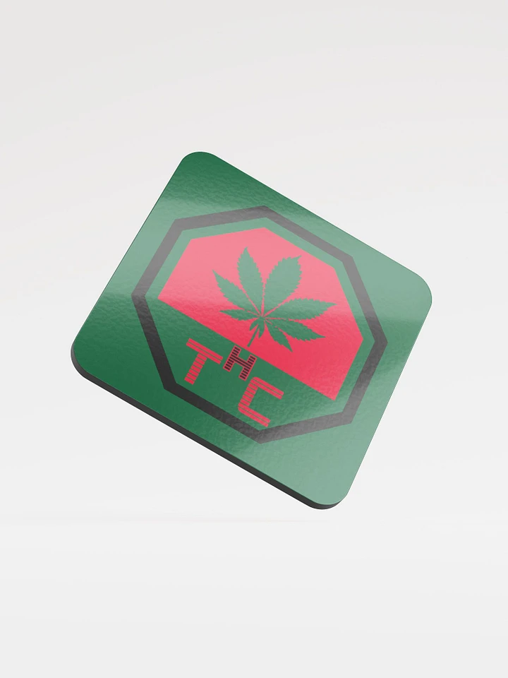 Thee Basic Coaster Green product image (1)