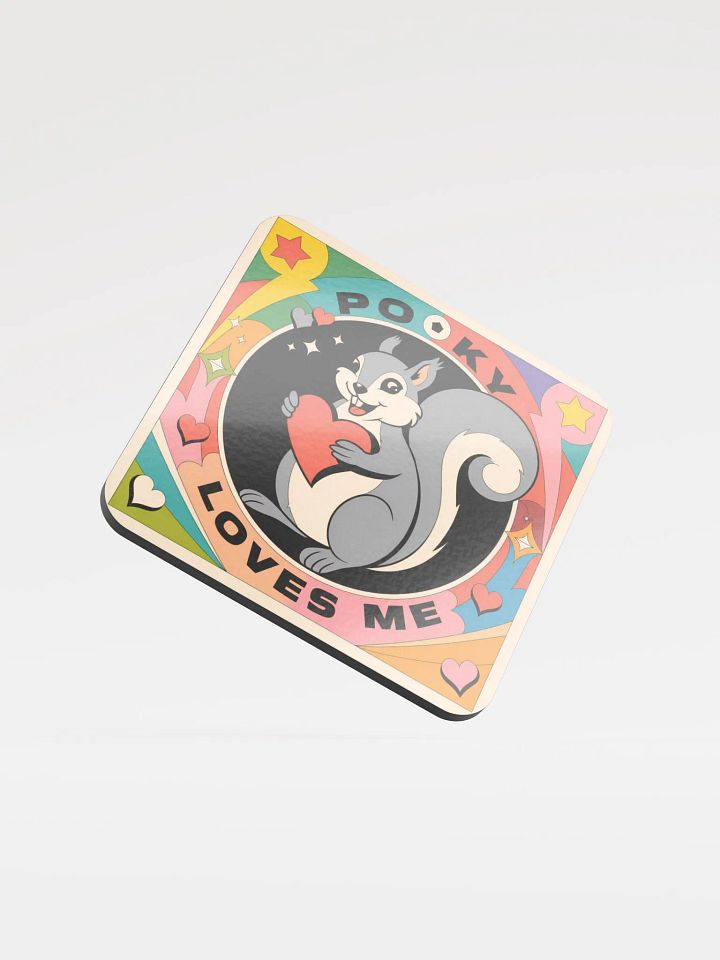 Coaster or micro art piece: Pooky Loves me product image (1)
