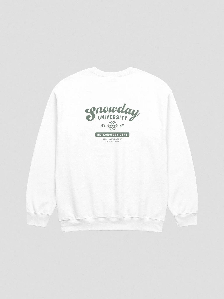 Snowday University crewneck - white product image (2)
