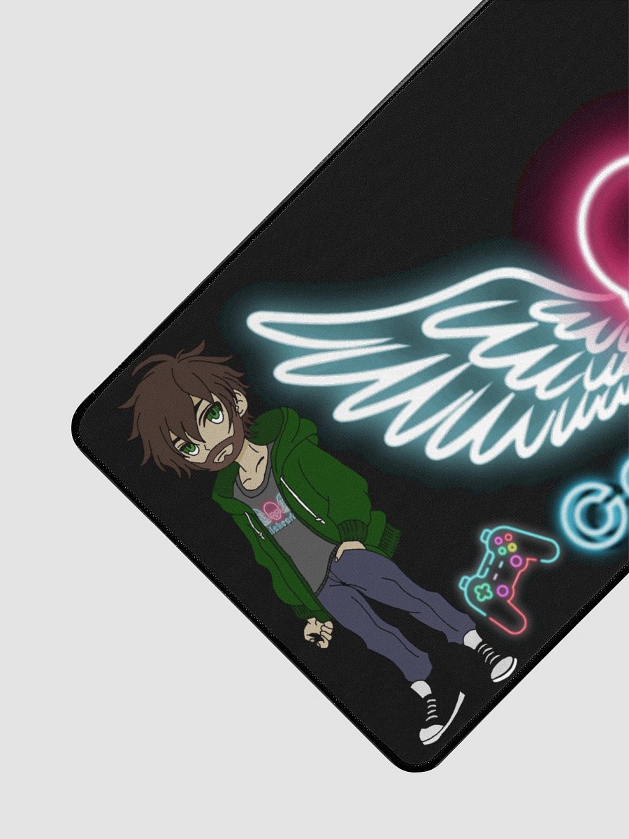 calaheart neon logo desk mat product image (3)