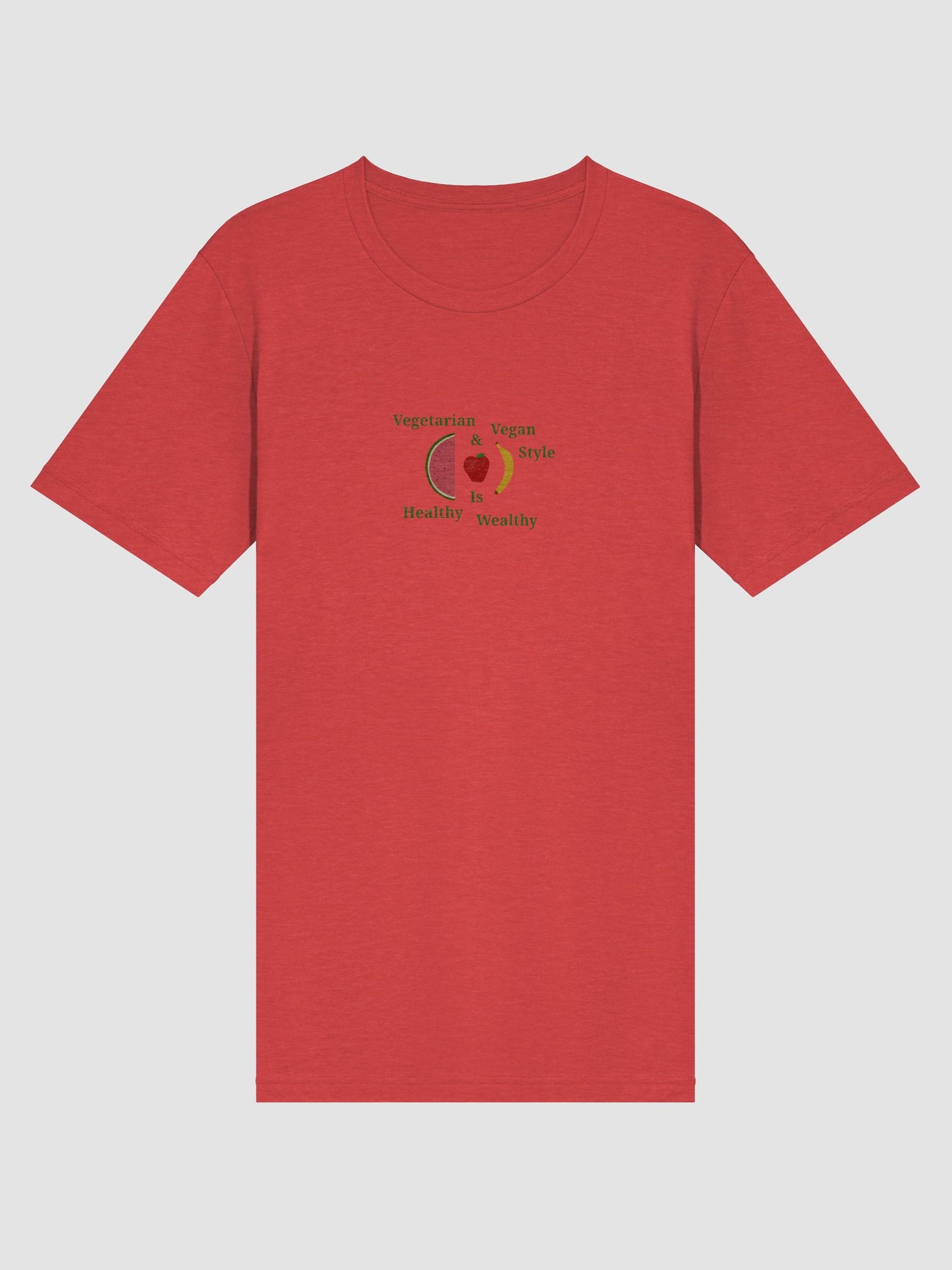 Healthy & Wealthy Vegetarian T-Shirt product image (3)