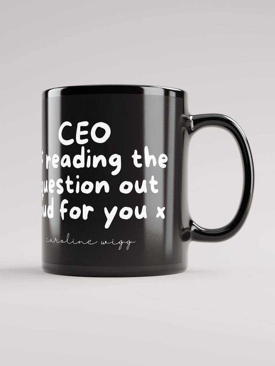 Reading The Question Aloud Mug - Black product image (2)