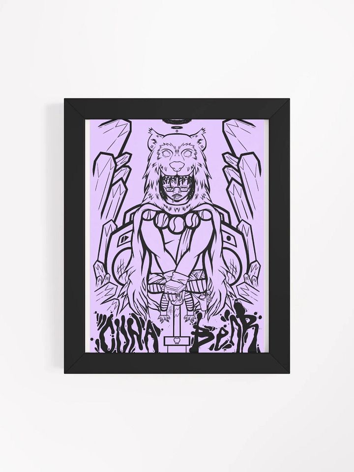 "Patron Saint Lilac" - Framed Print product image (1)