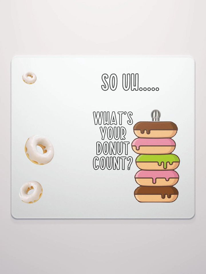 Donut Count Mousepad product image (2)
