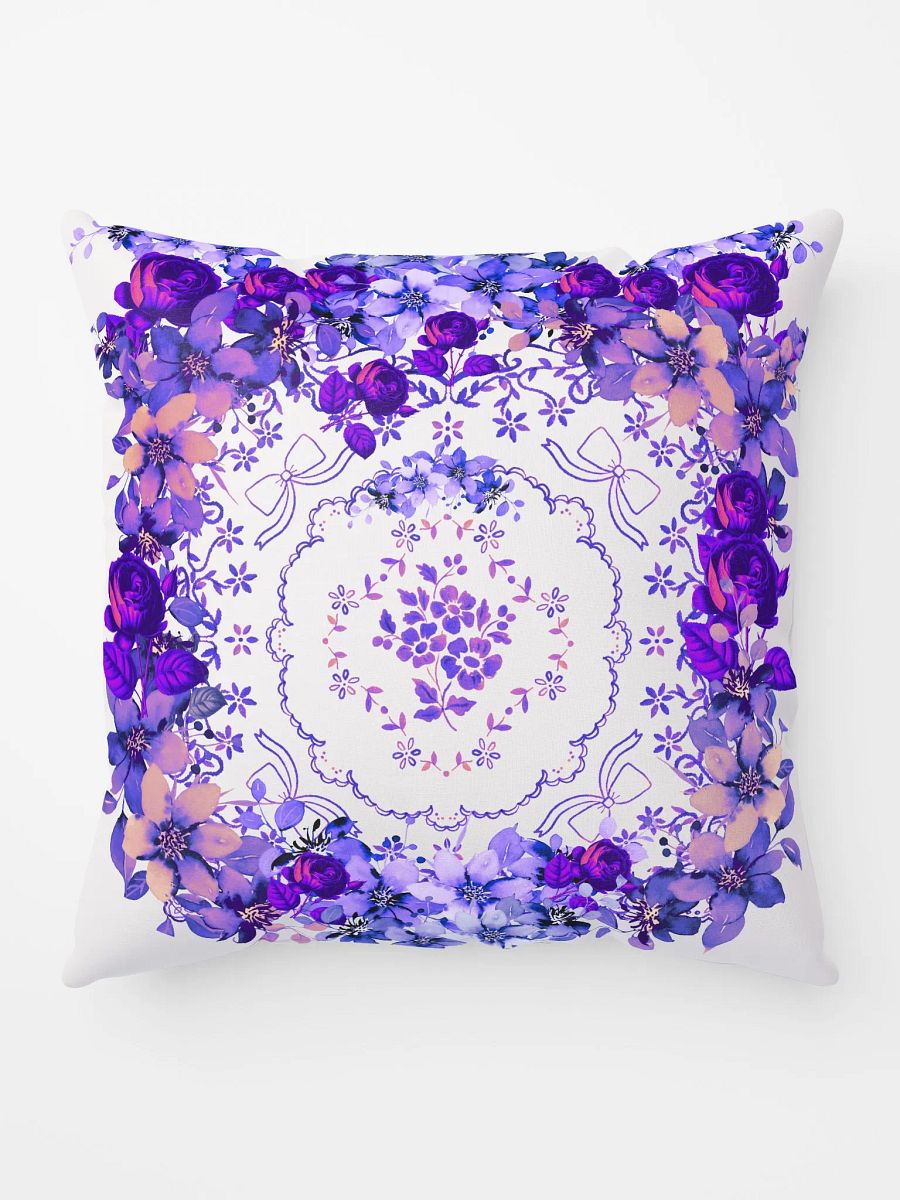 Violet Floral Blossom Pillow product image (6)