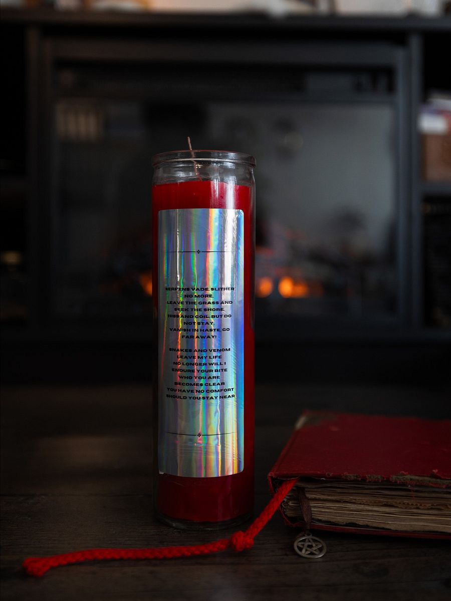 "Snake in the Grass" Candle Sticker product image (3)