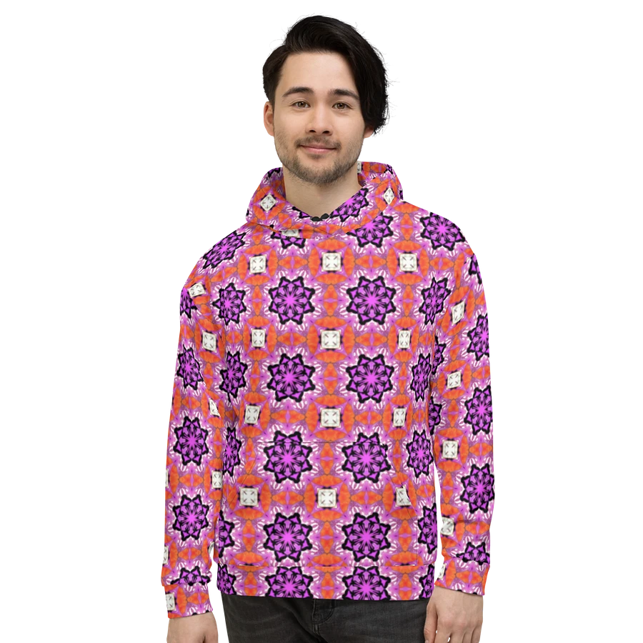 Abstract Foxy Repeating Pattern Unisex All Over Print Hoodie product image (9)