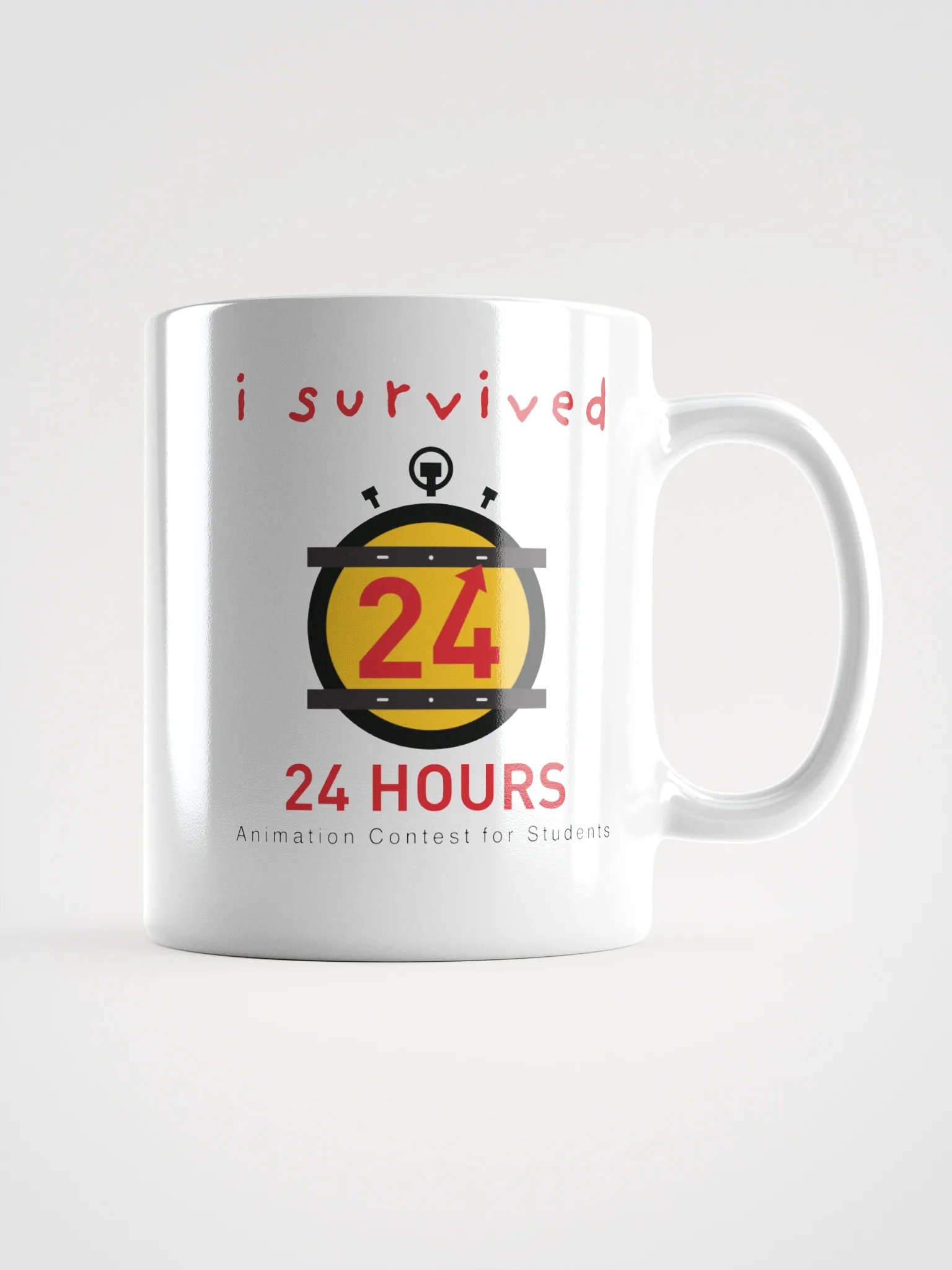 i survived 24 HOURS White Mug product image (3)