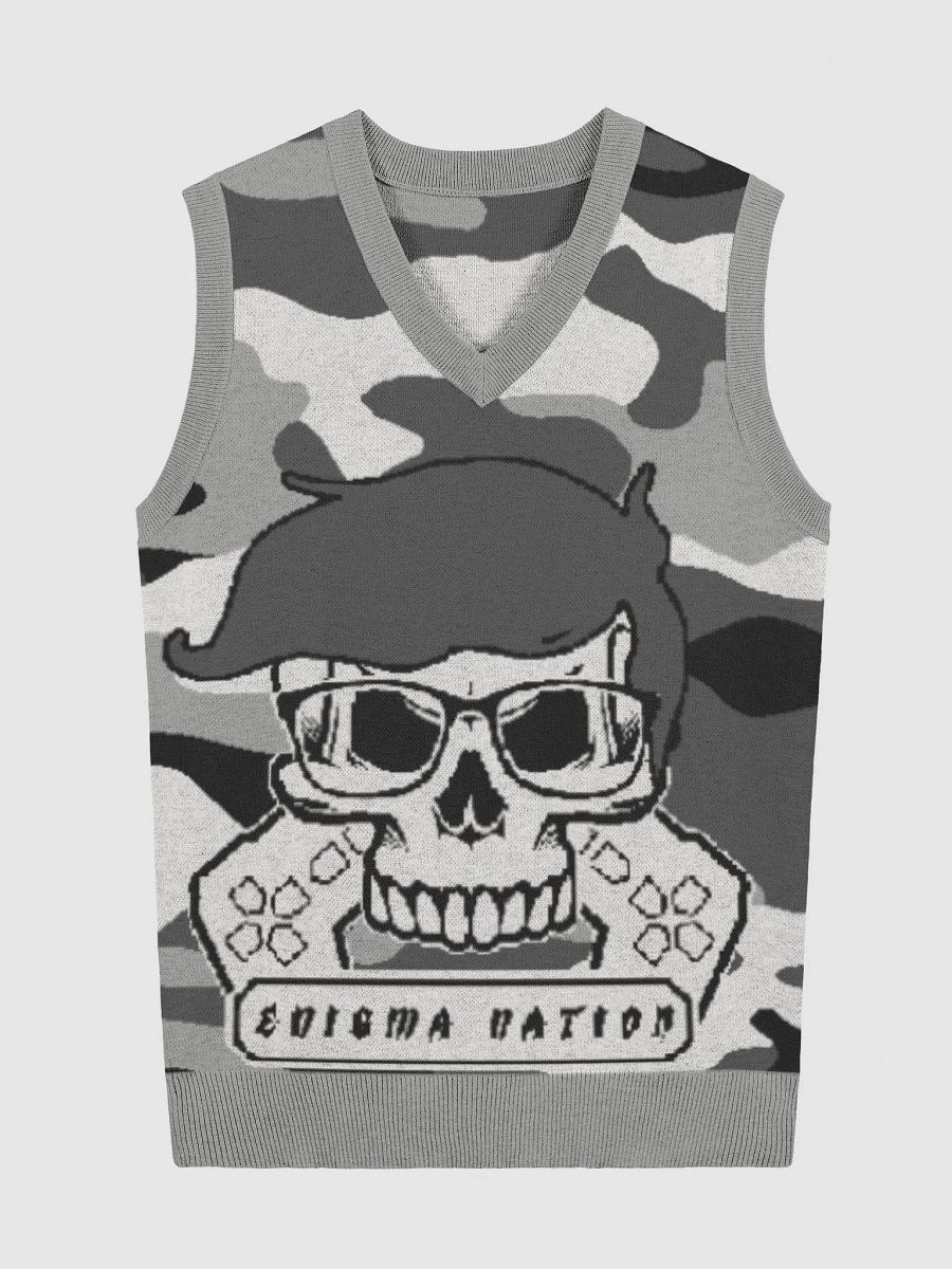 Enigma Nation Knitted V-Neck Vest 8 product image (3)