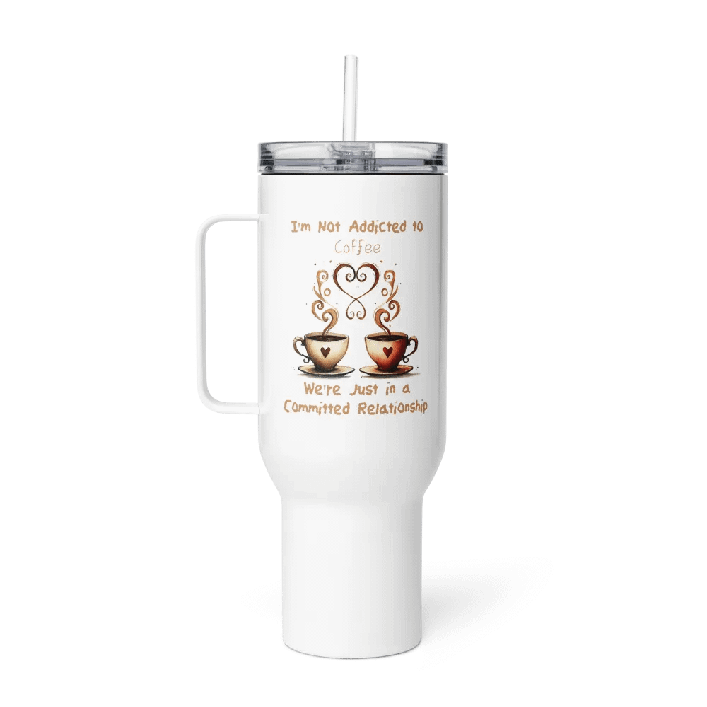 Coffee Committed Relationship Lg. Stainless Steel Travel Mug product image (5)