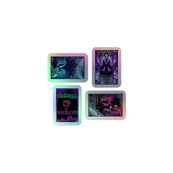 First Sisters | Hell Cardz Holographic Large 4-Pack Stickers product image (1)