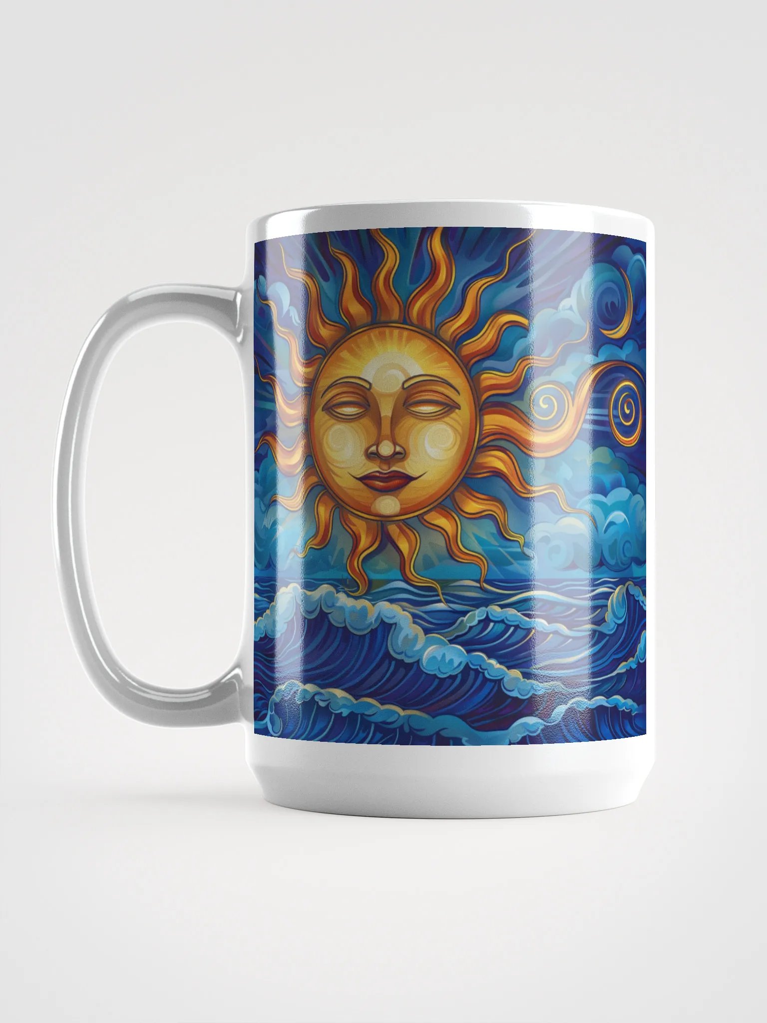 Vintage Sun over Ocean Mediation State product image (6)