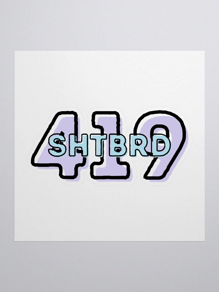 ShtBrd419 Sticker product image (1)