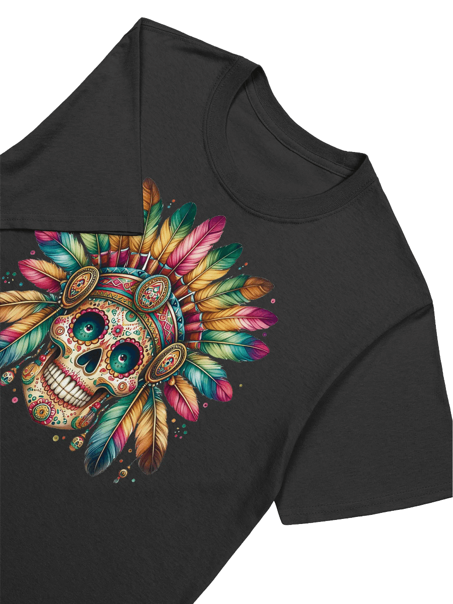 Sugar Skull Art - Feathers & Bones T-Shirt product image (17)