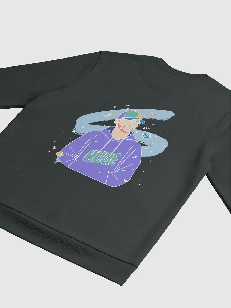 Sweatshirt noir "Espace" product image (3)