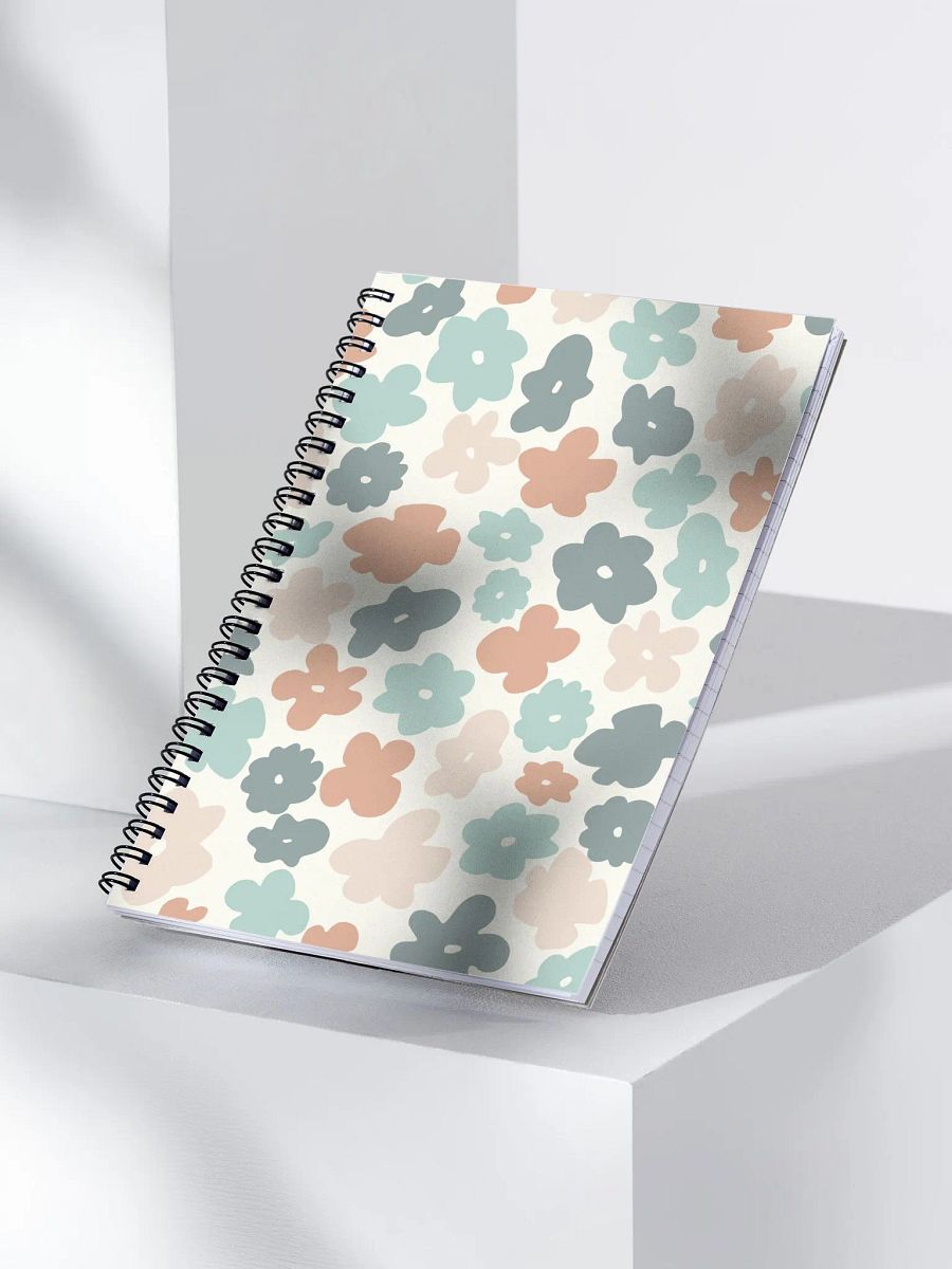 Boho Flower Spiral Notebook product image (3)
