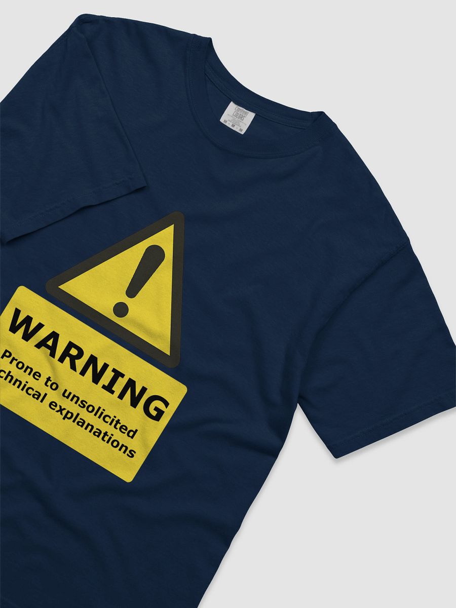 Unsolicited Genius – Engineering Warning Tee product image (3)