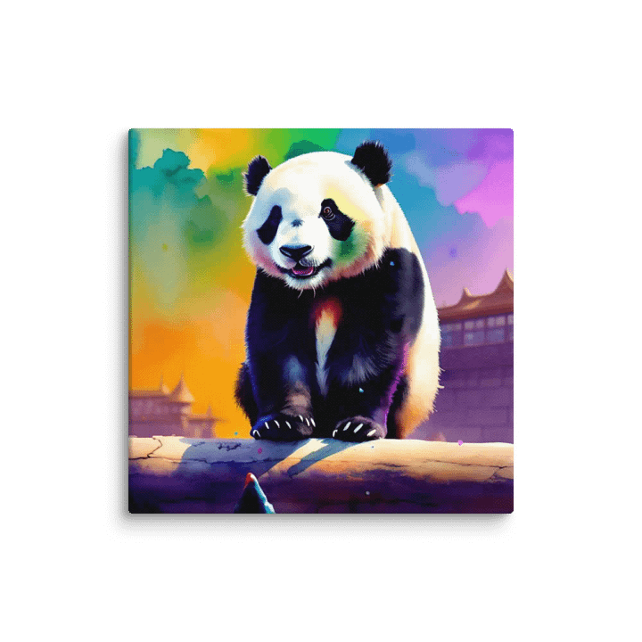 Cute Panda Digital Painting - v4 product image (2)