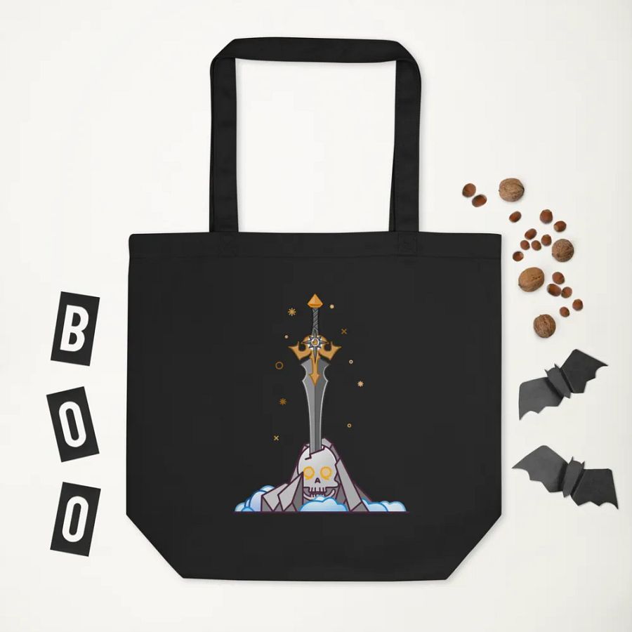 Sword in the Skull - Argent Variation - Eco-Friendly Tote product image (6)