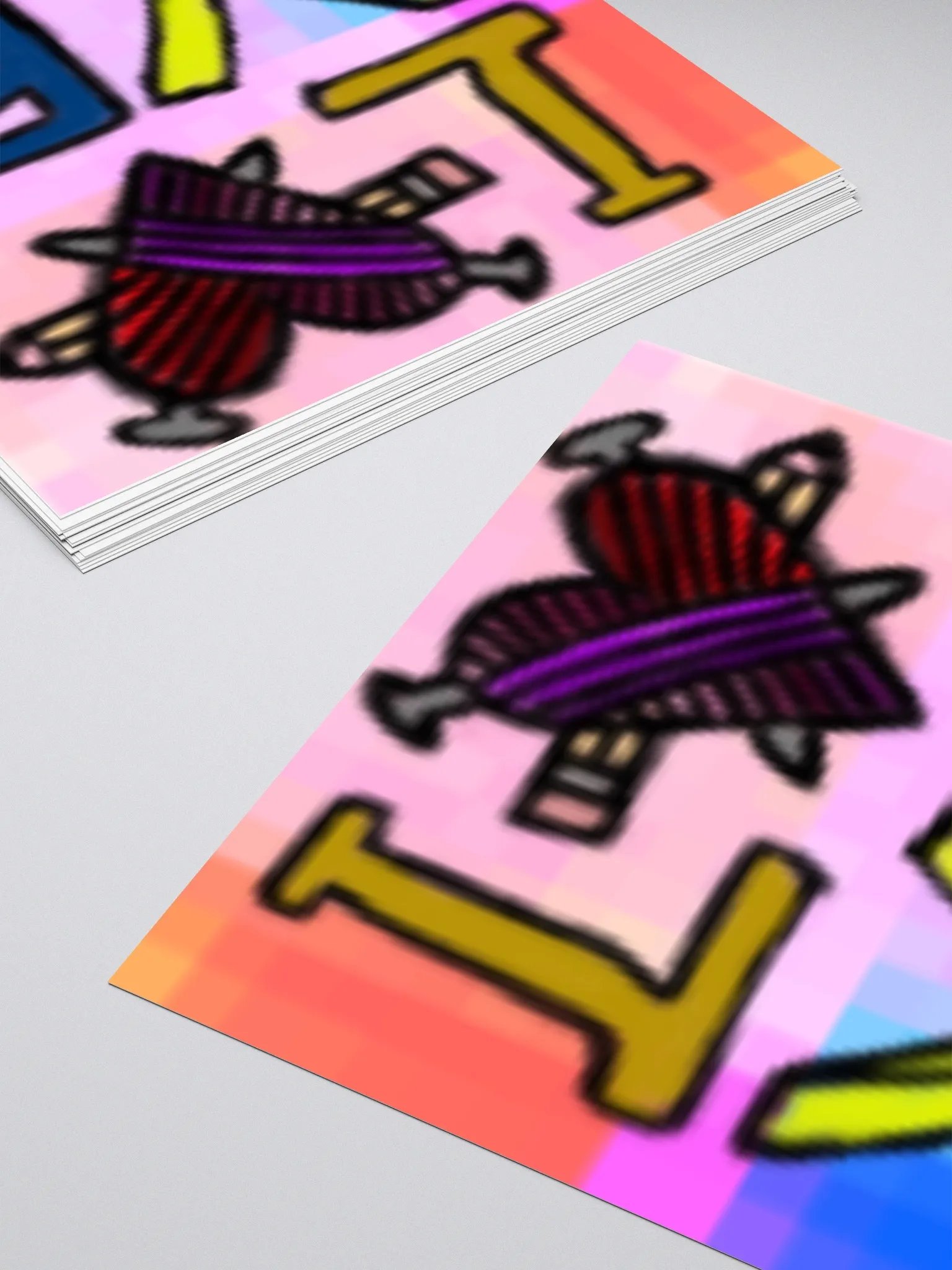 Love Burst Kiss Cut Stickers product image (4)