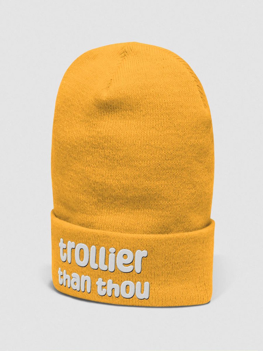Trollier Than Thou Beanie - bold colours product image (4)