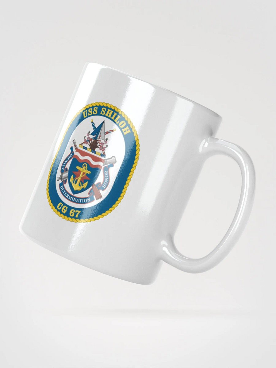USS Shiloh CG 67 White Coffee Cup product image (2)