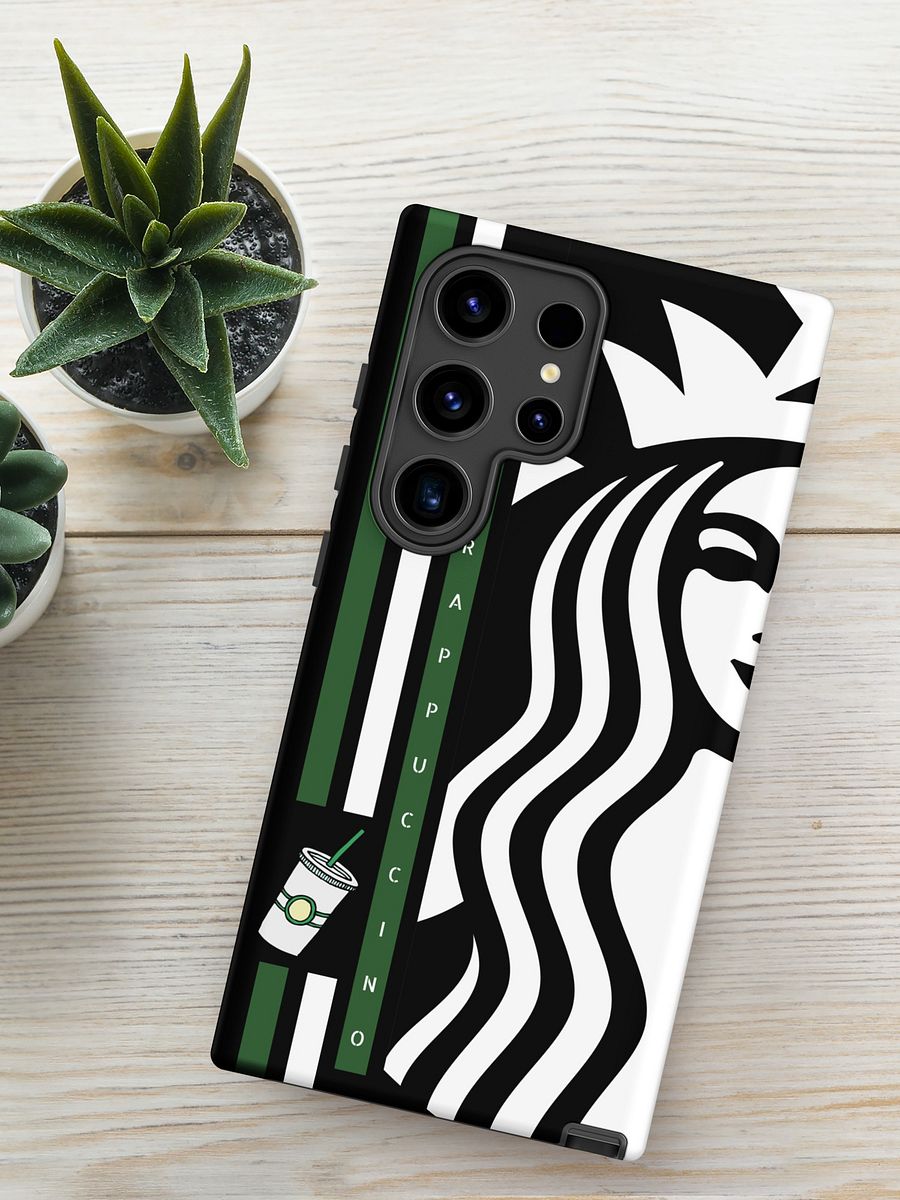 Starbucks Inspired Samsung Case I Aesthetic I Trending Coffee Lover Phone Cover I Wireless Charging Supported product image (4)