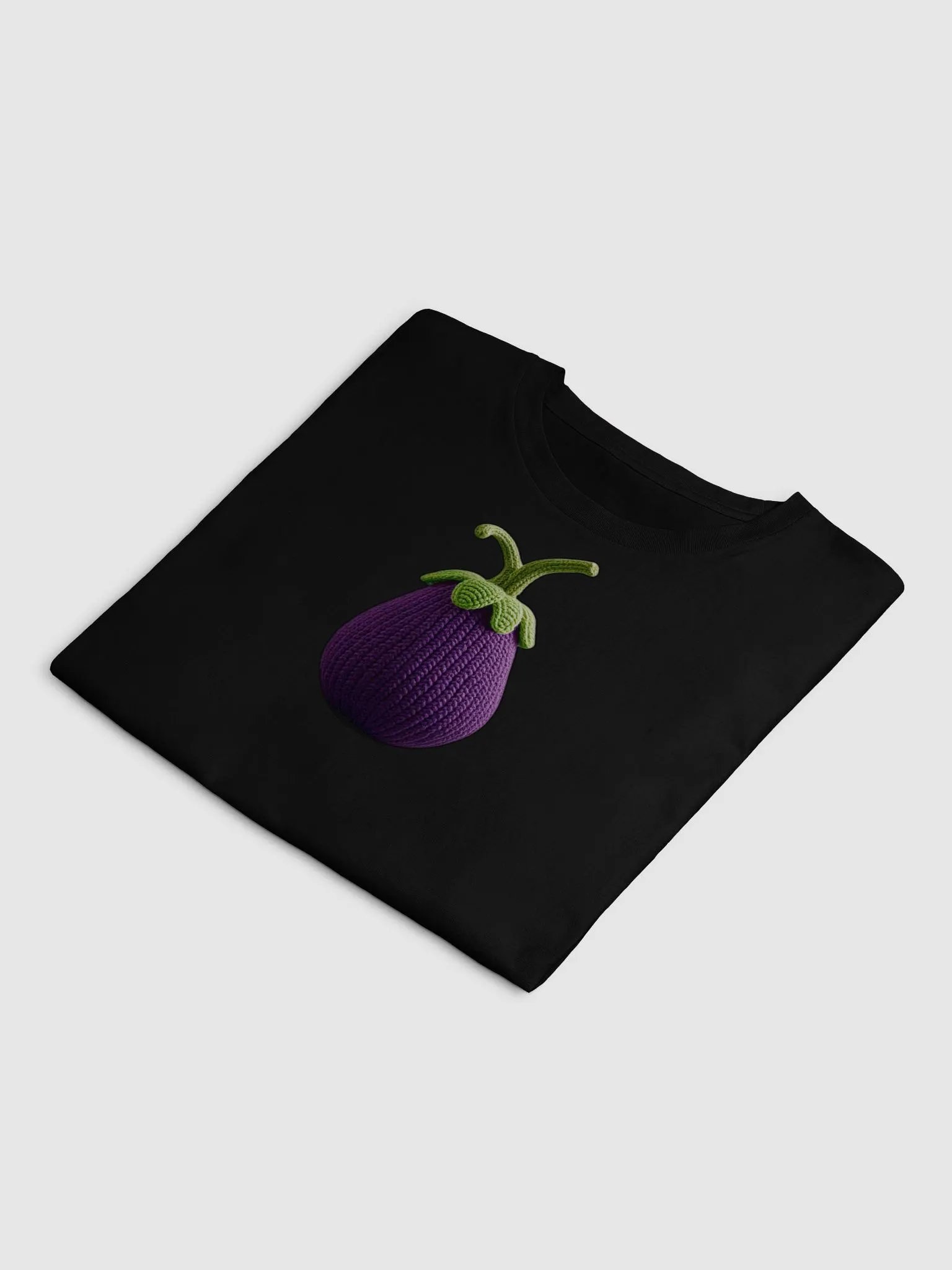 CozyAvocado Women's Premium Egg Plant Crop Top #3 product image (4)