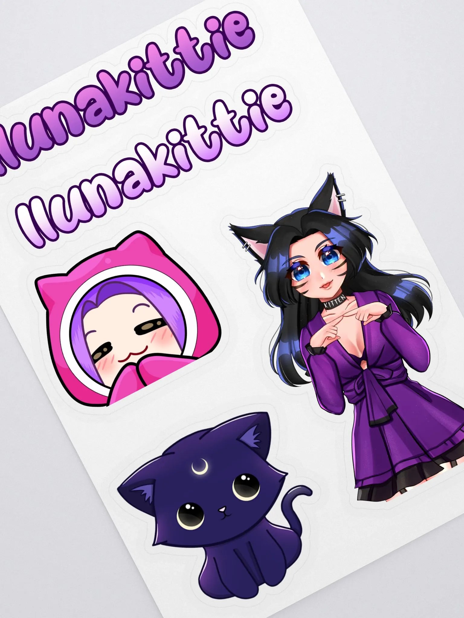 Llunakittie Sticker Sheet product image (2)