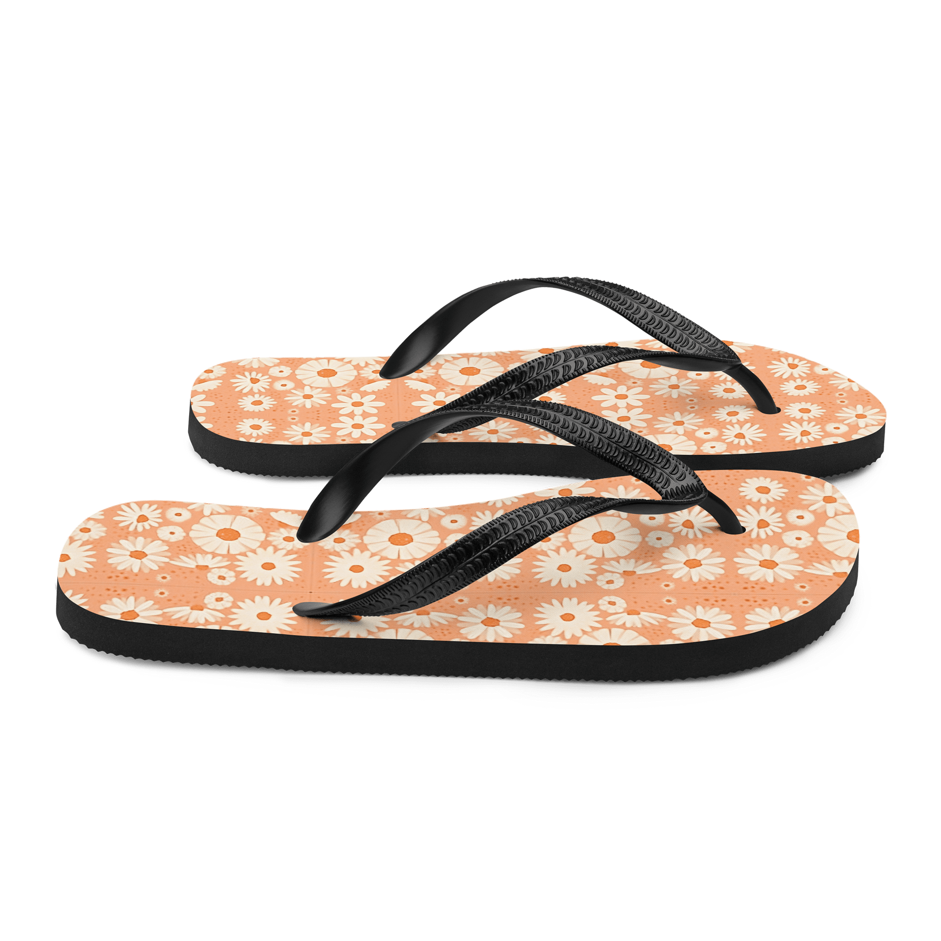 Daisy Seamless Patterned Flip-flops product image (6)