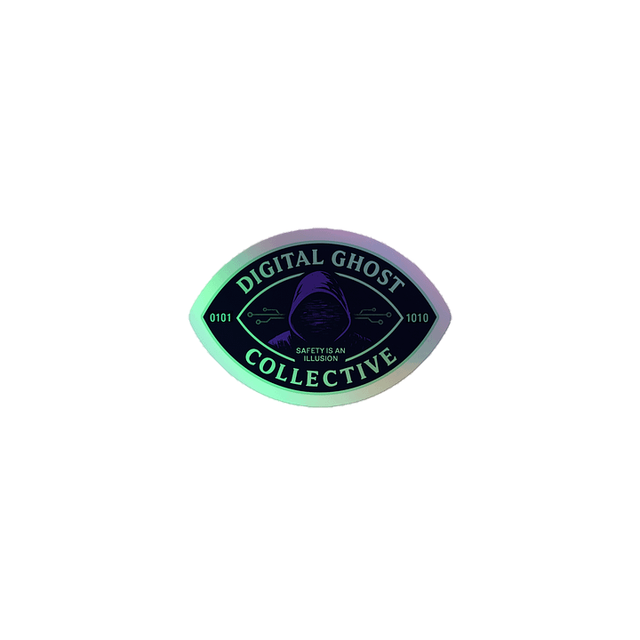 Digital Ghost Collective Reflective Sticker product image (1)