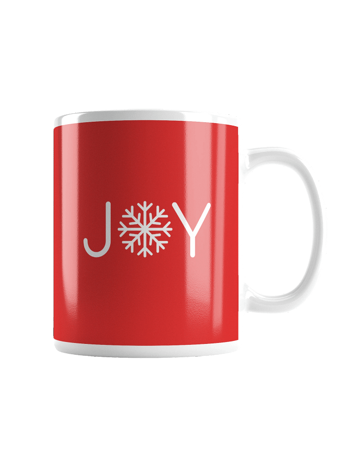 JOY Snowflake Mug - RED product image (1)