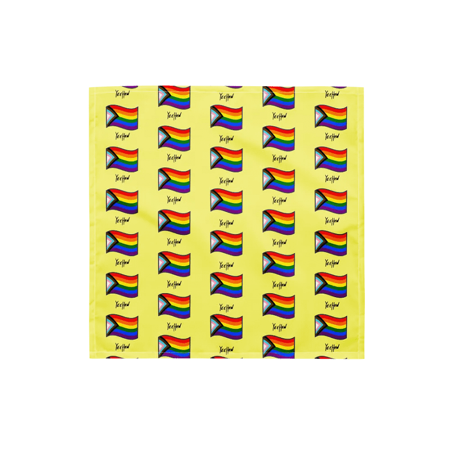 Cowboy x Pride Bandana (Yellow) product image (1)