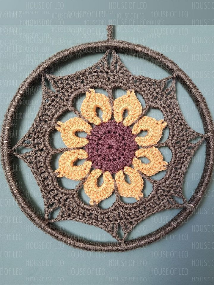 Sunflower Wall Decor Crochet Pattern product image (2)