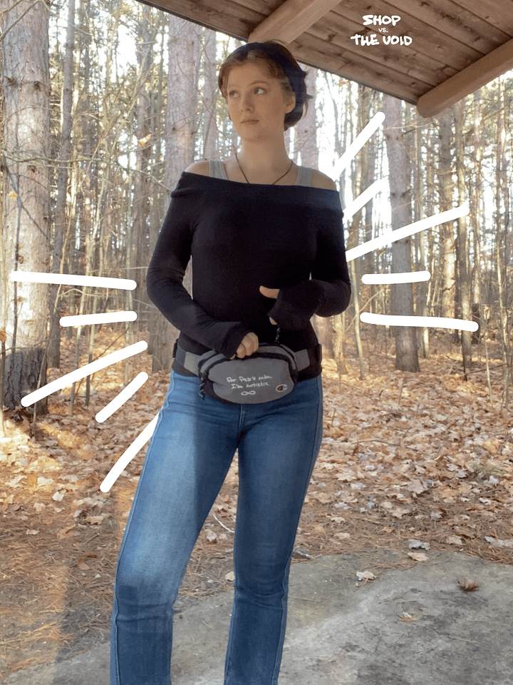 FFS, I'm autistic. Fanny Pack product image (1)