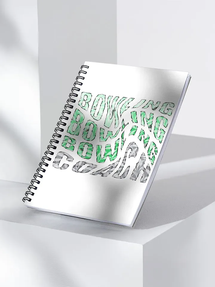 Mess Swirl Bowling Coach Wavy Notebook product image (2)