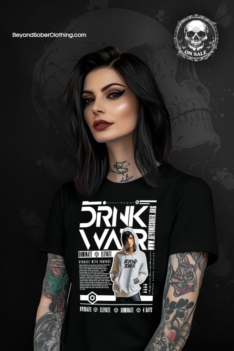 DRNK WATR: Futuristic Visionary Tee product image (1)