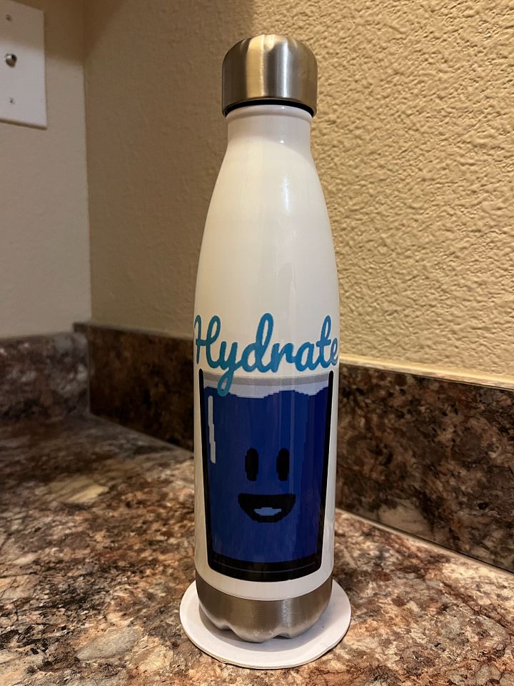 Hydrate Steel Water Bottle product image (1)