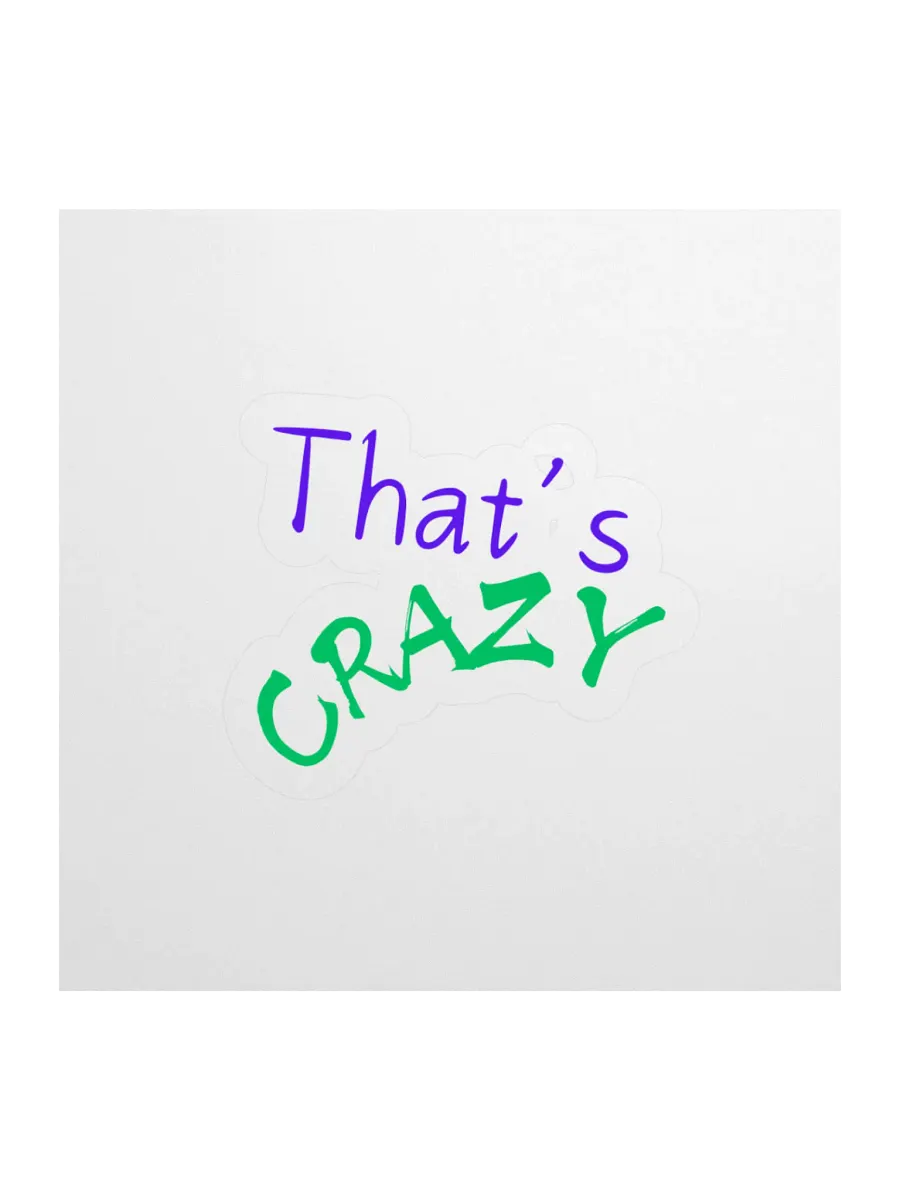Crazy Sticker product image (1)