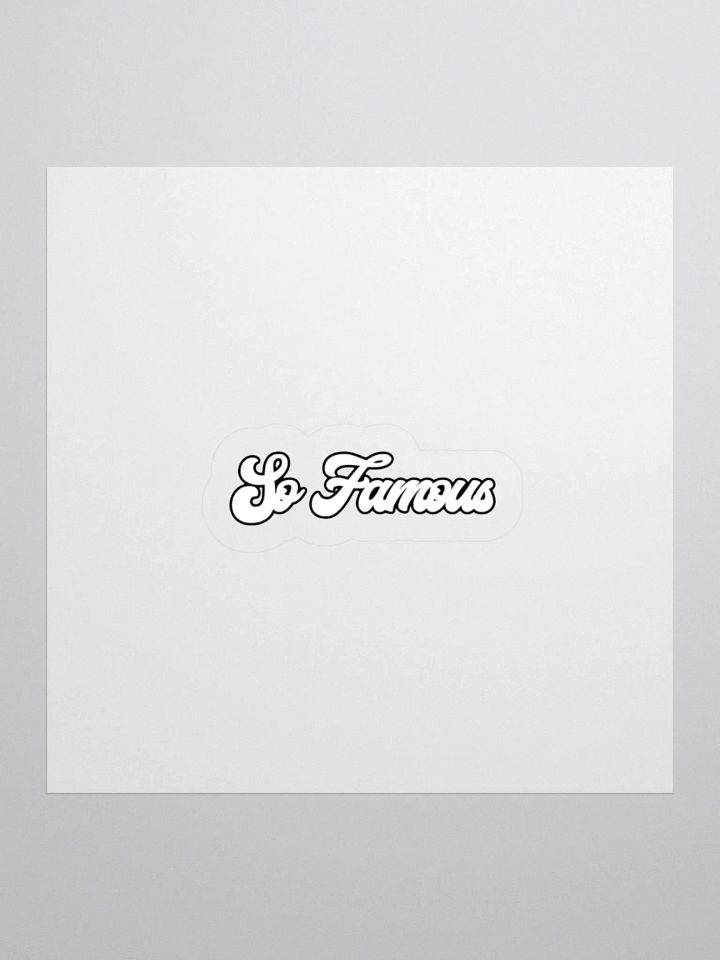 So Famous Stickers product image (3)
