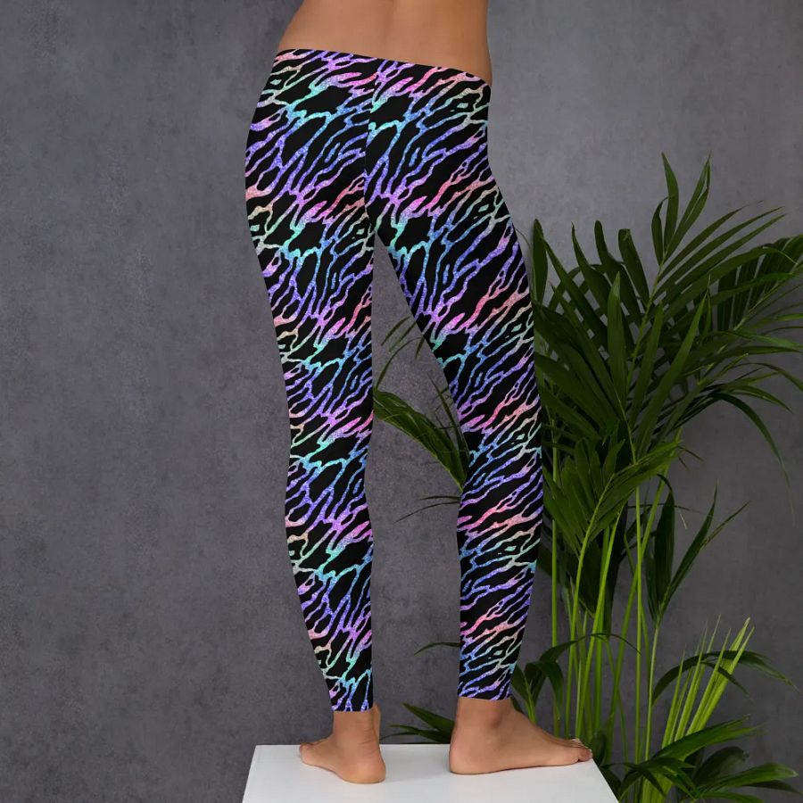 Neon Zebra Print Leggings product image (6)