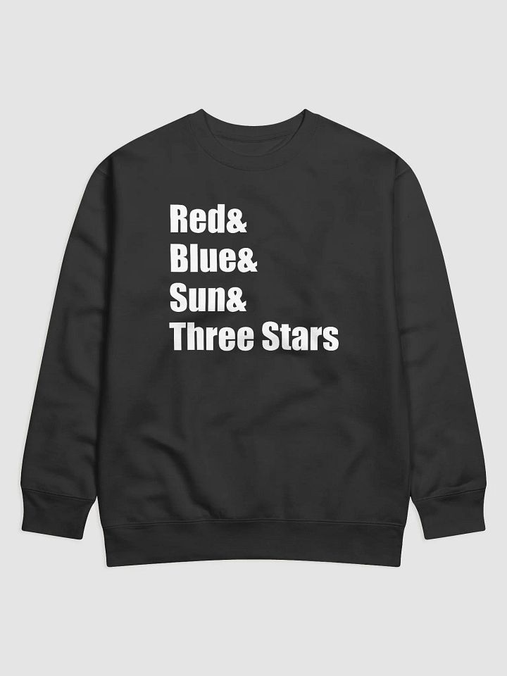 Red & Blue & Sun & Three Stars Sweatshirt product image (6)